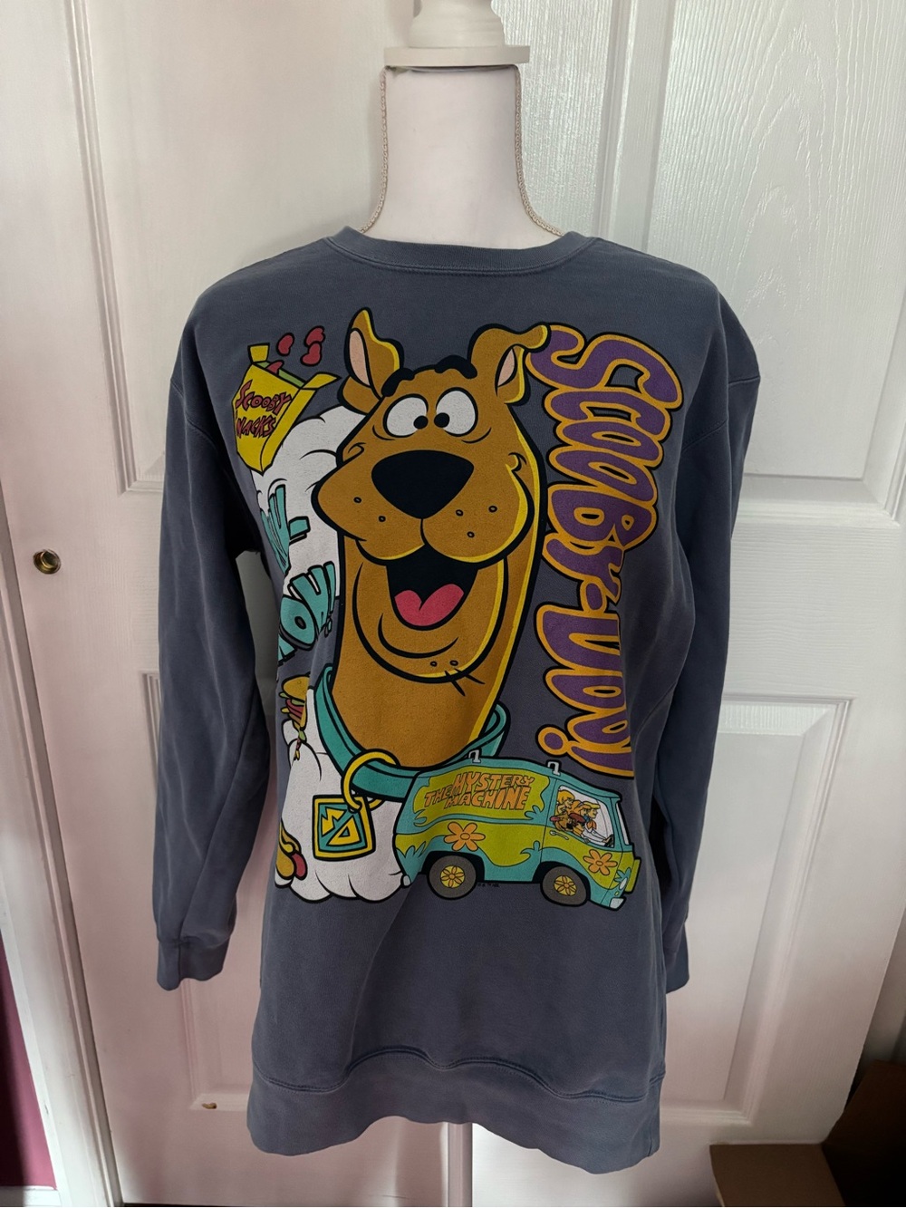 Comfort Colors Scooby-Doo Graphic Sweatshirt - Gray